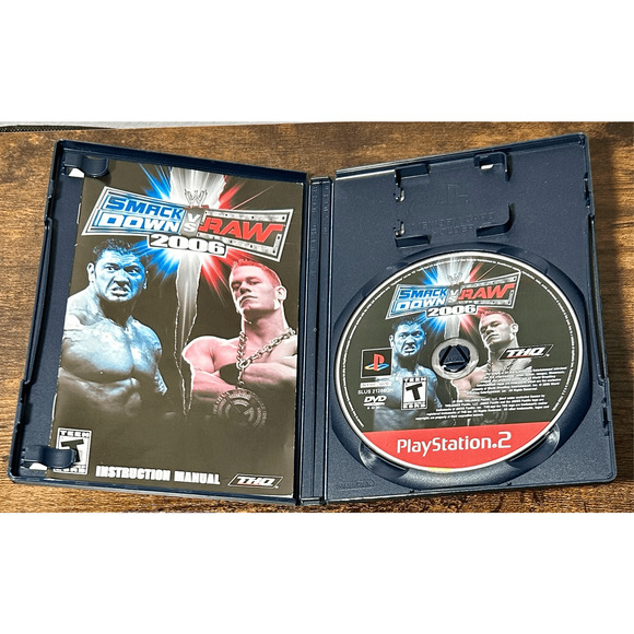 WWE SmackDown vs. Raw 2007 PS2 (Sony PlayStation 2, 2006) Complete CIB TESTED - Picture 5 of 10